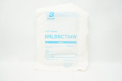 Broadline BRLBBCT04W O.R. Towels White (x) - Pack of 4